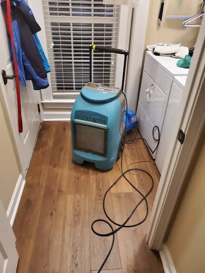 Commercial dehumidifier deployed for Flood Damage Cleanup in Campbellsville